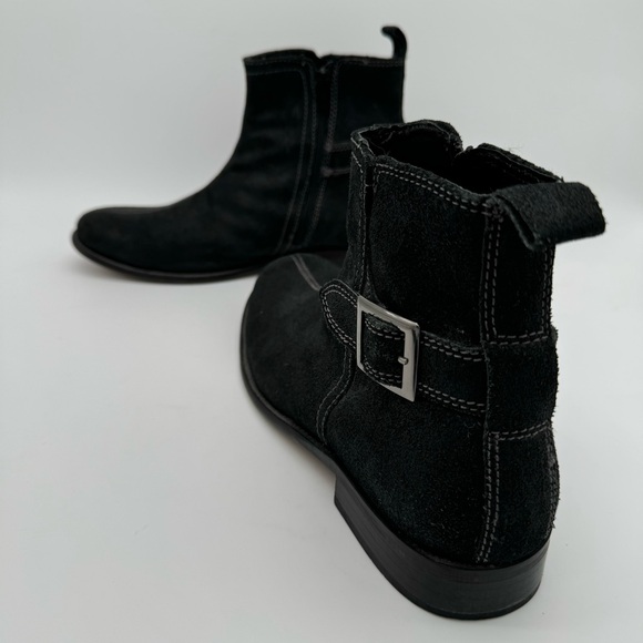 Red Tape “Cyril” Black Suede Boots Size 10 - Picture 12 of 12